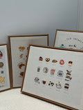Afternoon Tea Embroidery Kit | Pastries, Coffee & Jam