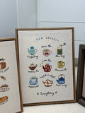 Tea Time Embroidery Kit for Beginners | Video Tutorial