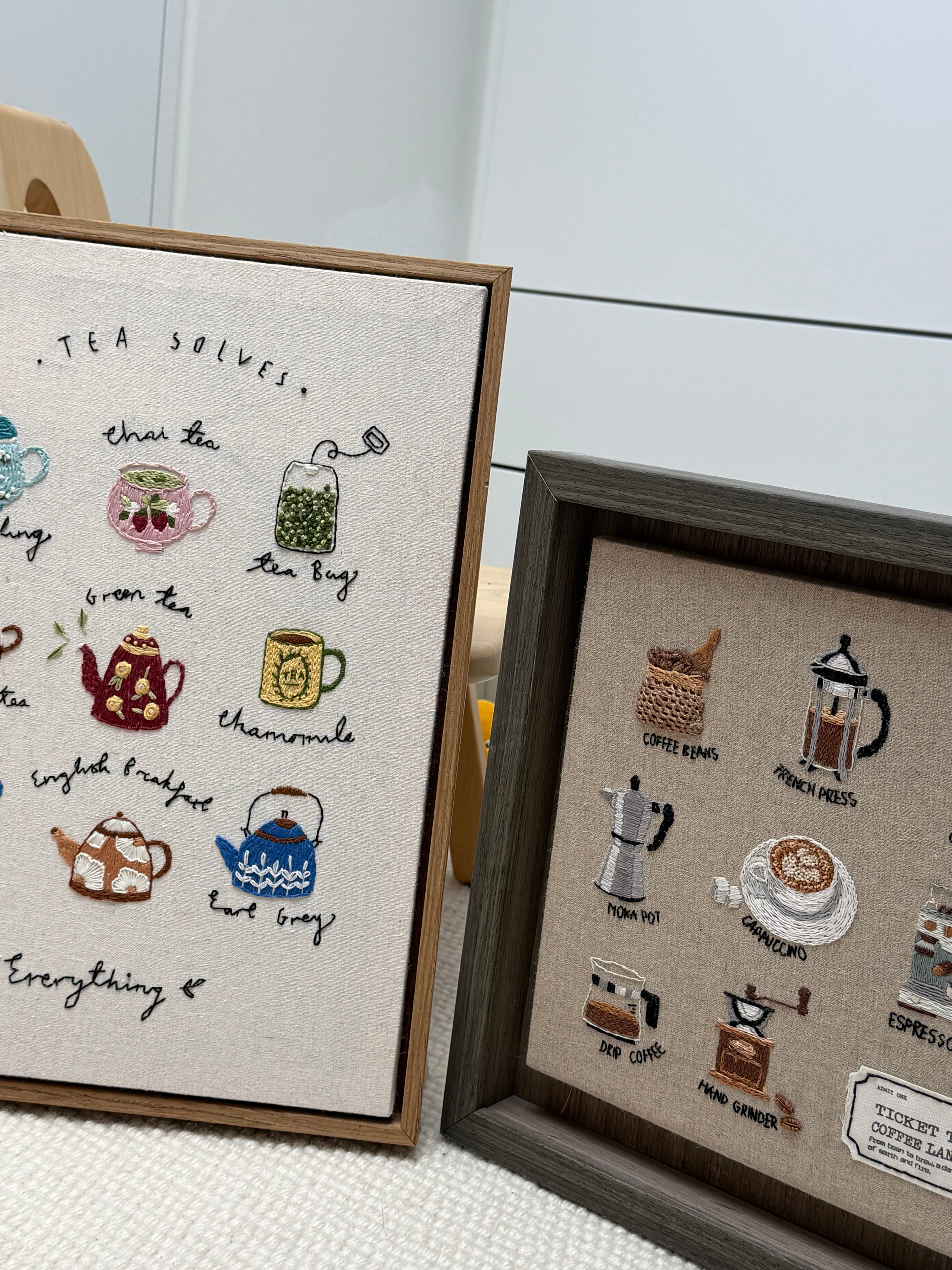 Coffee Lover Embroidery Kit | Intermediate Embroidery Project