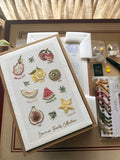 Beginner Embroidery Kit, Summer Fruits Collection, Video Tutorial Included