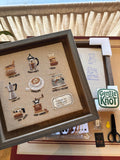Coffee Lover Embroidery Kit ( Intermediate level)