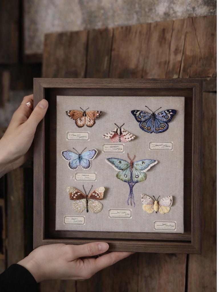 Butterfly Dream Embroidery Kit ( Intermediate level)