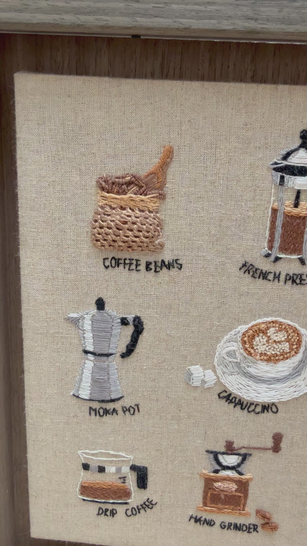 Coffee Lover Embroidery Kit | Intermediate Embroidery Project