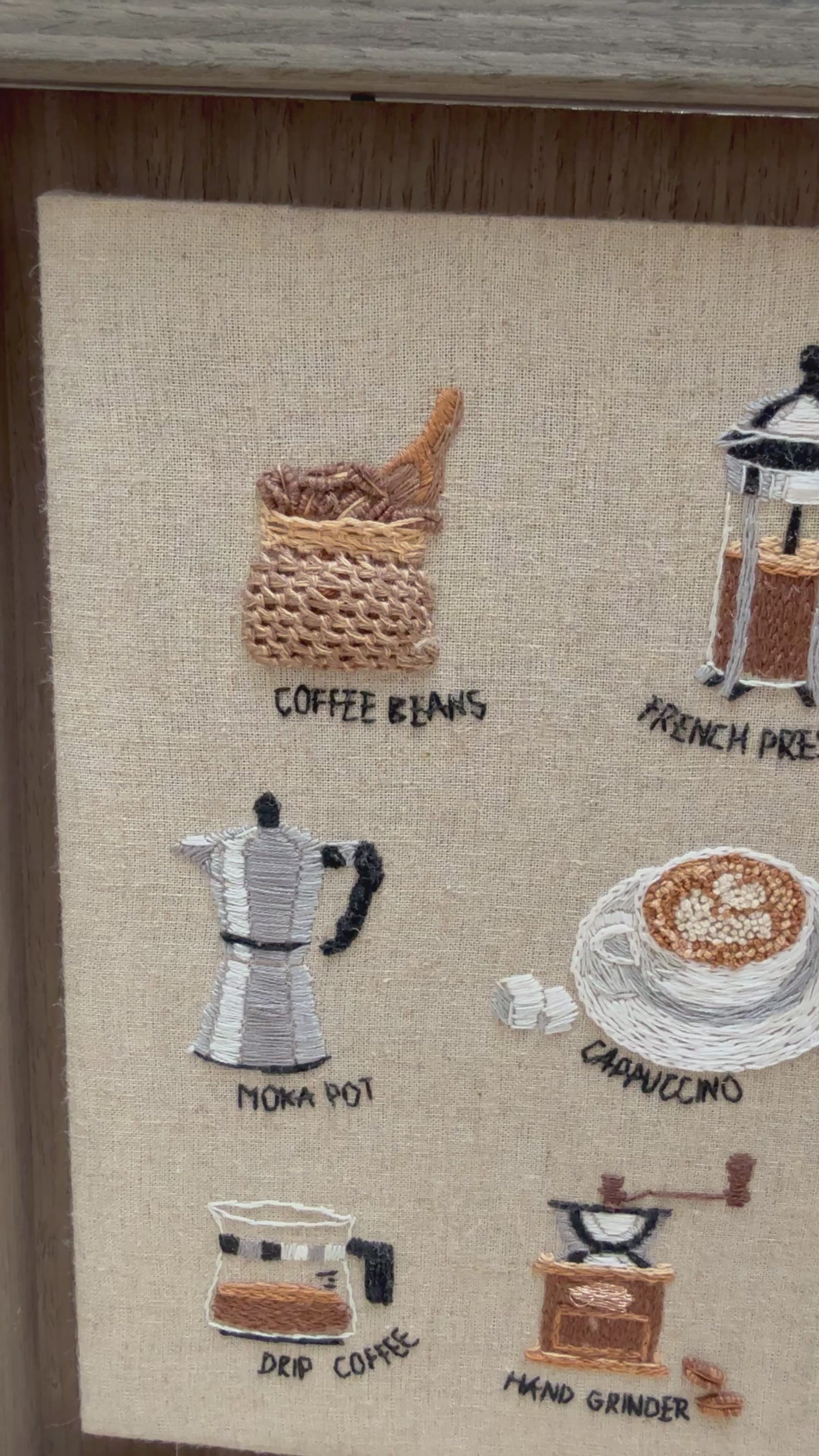 Coffee Lover Embroidery Kit | Intermediate Embroidery Project